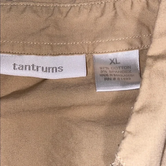 Vocal Cream and Tan Asymmetrical Tank Top - Picture 8 of 12